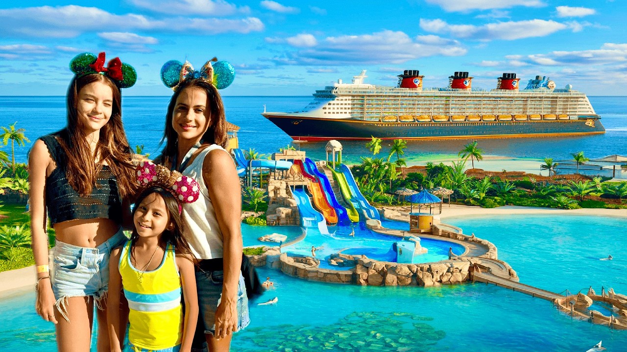 24 HORAS COM A GENTE NO CRUZEIRO DA DISNEY! Bebela Quebrou o Pe?