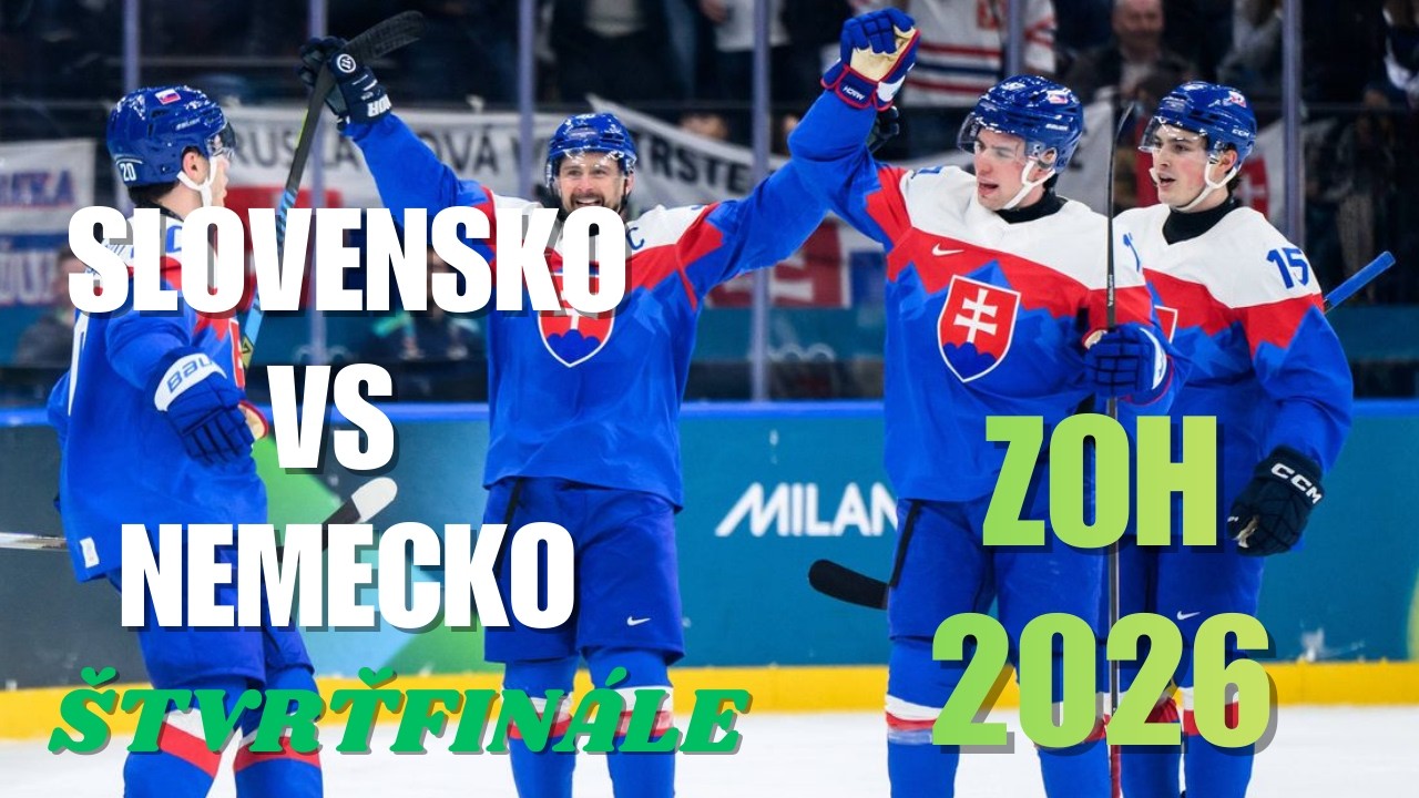 Slovensko vs Nemecko- štvrťfinále ZOH 2026-SME V SEMIFINÁLE!!