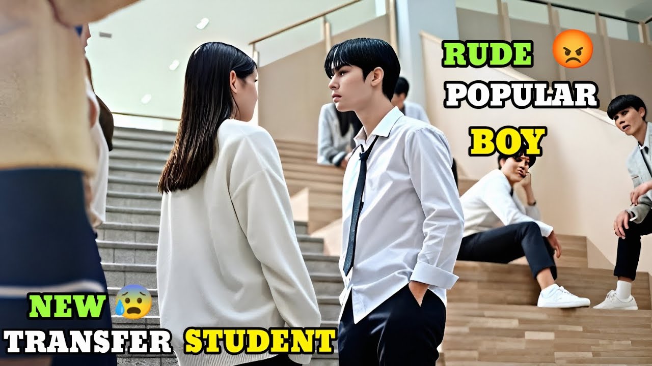 Rude 😡 Popular Ladka 😈 New Transfer Ladki se pyaar ❤️ | User Not Found K_Drama Explained 🎬 in Hindi