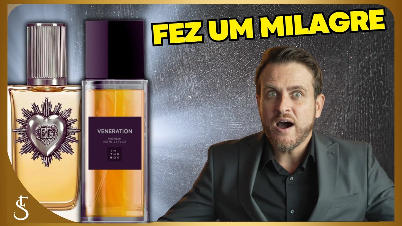 FEZ um MILAGRE NESTE PERFUME! VENERATION da IN THE BOX Clone do DEVOTION Pour Homme de D&G