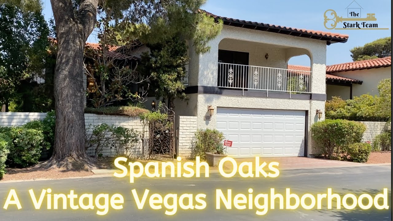 Spanish Oaks - A Guard Gated Vintage Vegas Home Close to The Strip! 3125 SF, 3 BR, 3 BA, $670,000