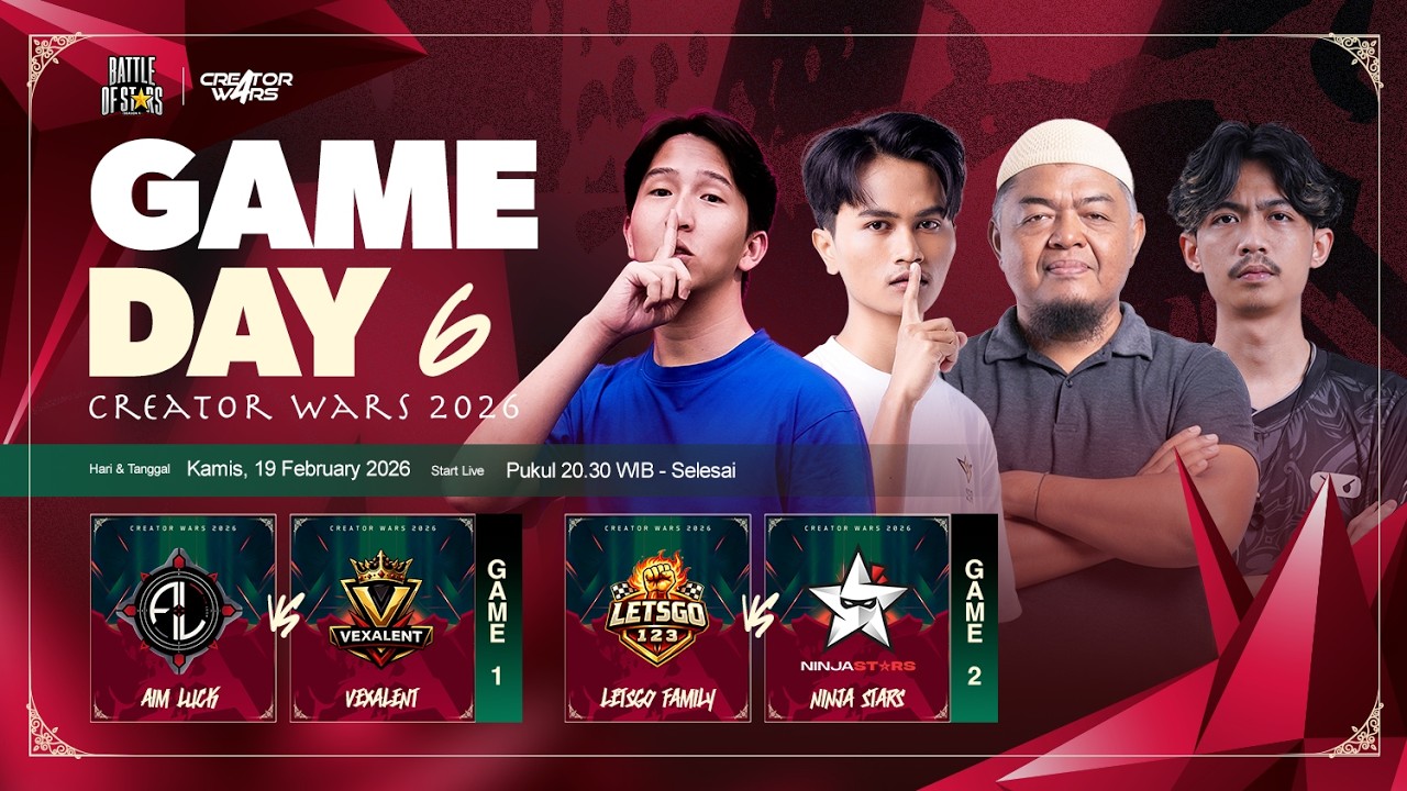 CREATOR WARS DAY 6 BATTLE OF STARS