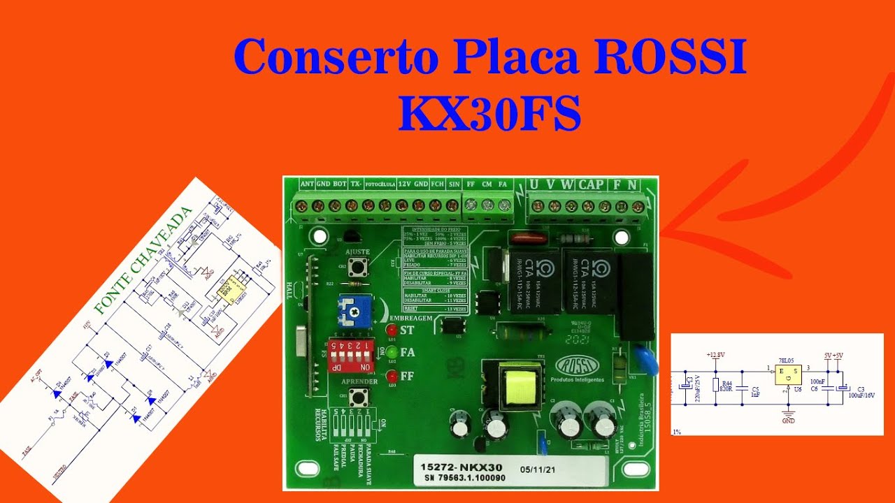 Conserto Placa Rossi KX30FS
