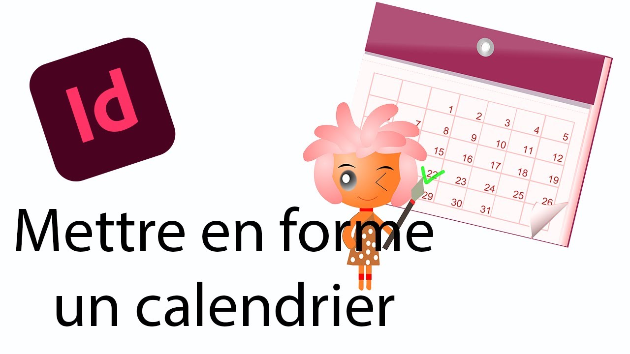 Tuto InDesign - Créer un calendrier