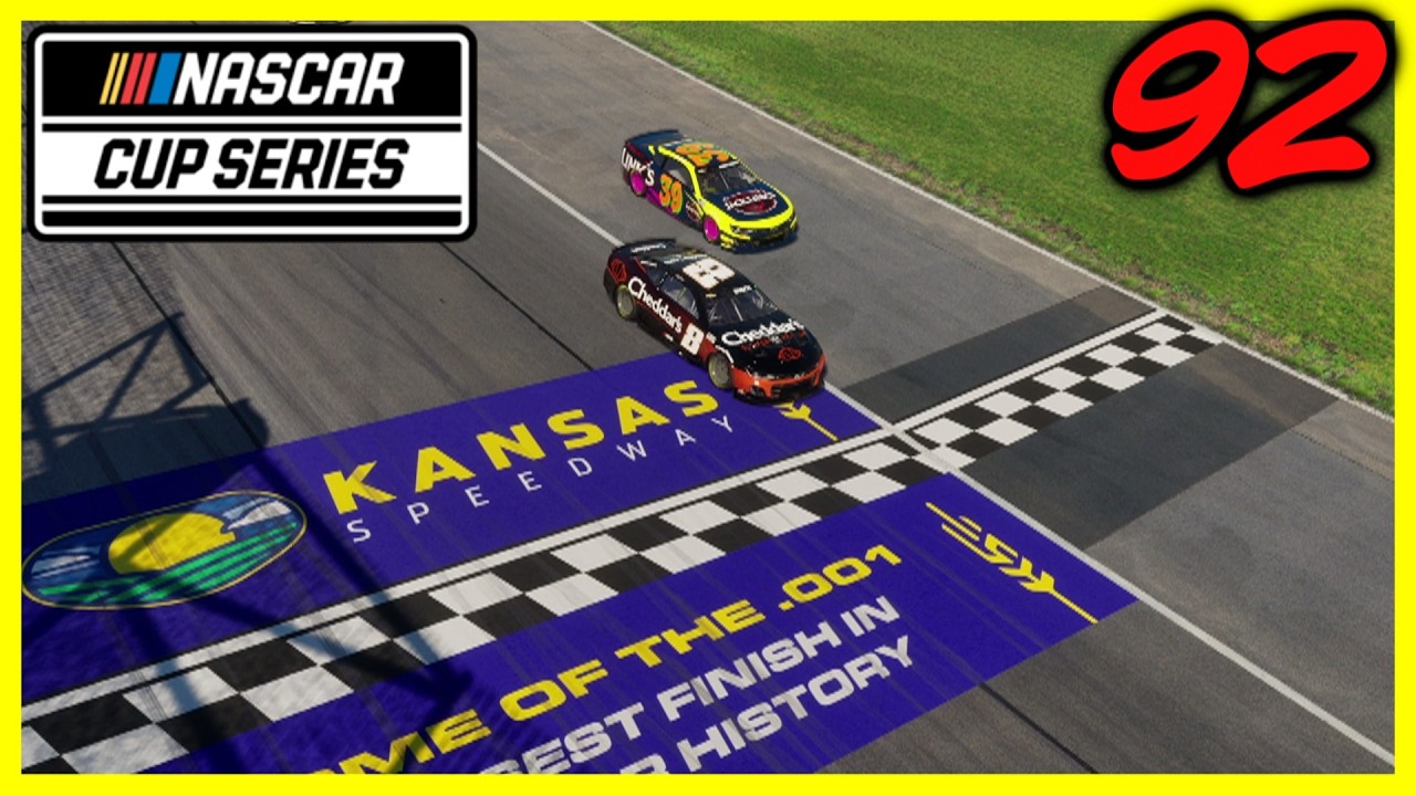 Канзас добавляет скорости: режим карьеры в NASCAR 25, часть 92