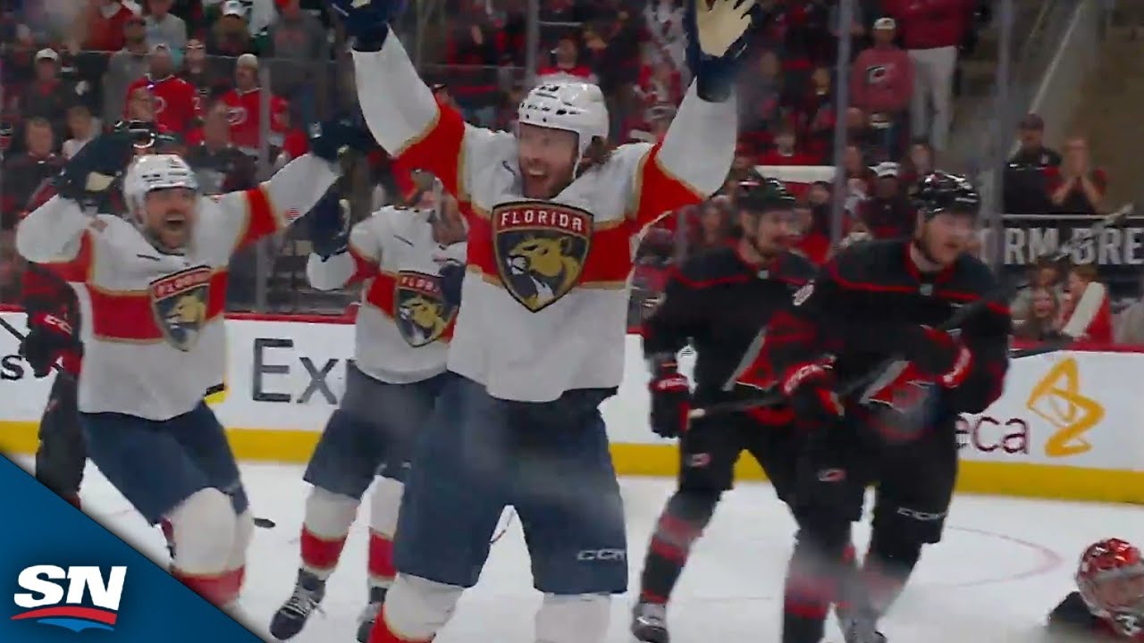 Panthers' Carter Verhaeghe Roofs Late Go-Ahead Goal Off Beauty Feed From Aleksander Barkov