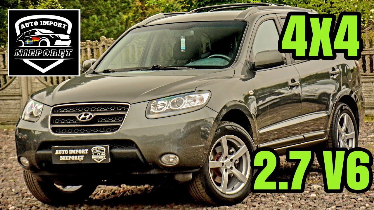 Hyundai SANTA FE ✅️ 4X4 ✅️ 2.7 V6 189KM ✅️ Automat ✅️ Import Szwecja 🇸🇪 7-OSOBOWY ✅️