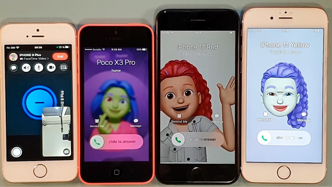 facetime incoming call & outgoing call iphone se iphone 5c iphone 6s iphone 7