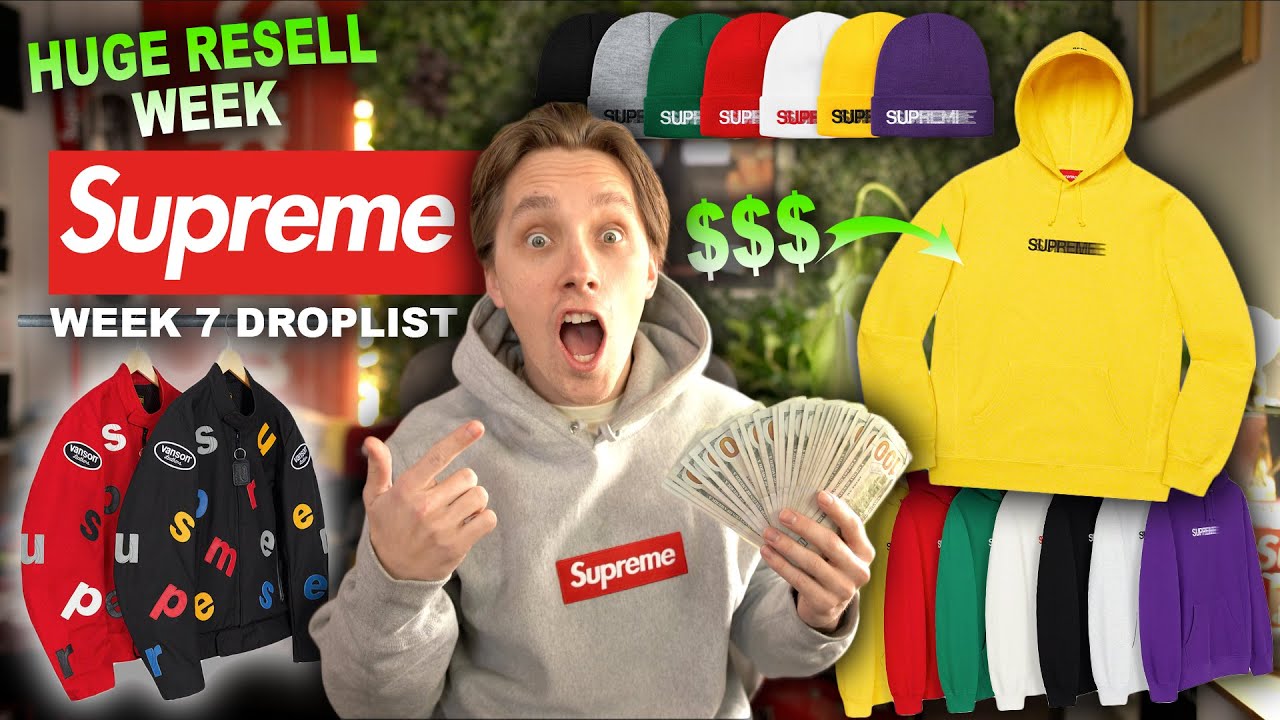 BEST RESELL WEEK OF THIS SUPREME SEASON! Supreme Week 7 Droplist Review