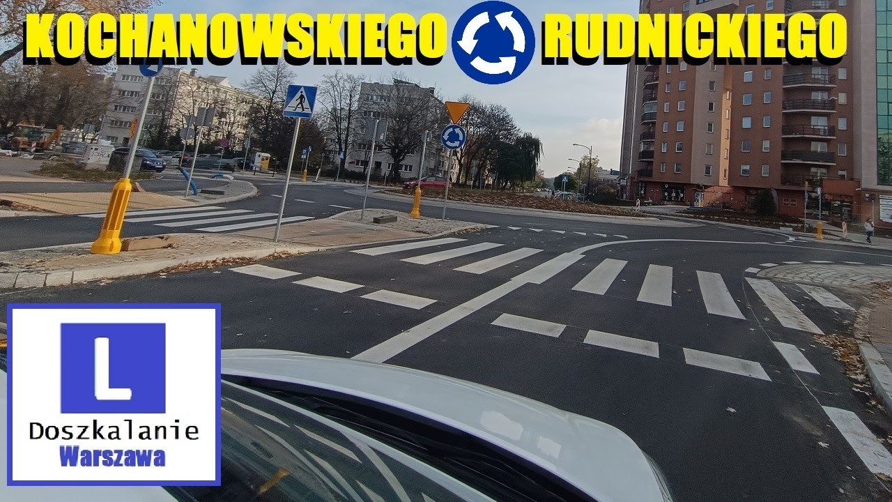 Nowe RONDO TURBINOWE na trasach egzaminacyjnych WORD BEMOWO | Doszkalanie Warszawa