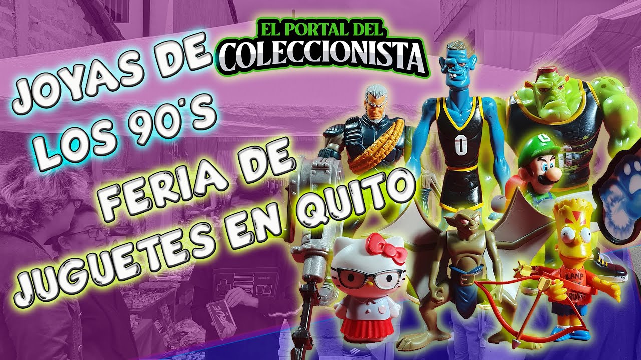 Feria de juguetes en Quito!! encontré joyas de los 90's!!! #figurasdeaccion #tianguis