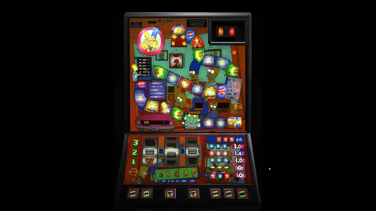 The Simpsons &pound;6 Jackpot Maygay Fruit Machine Emulation