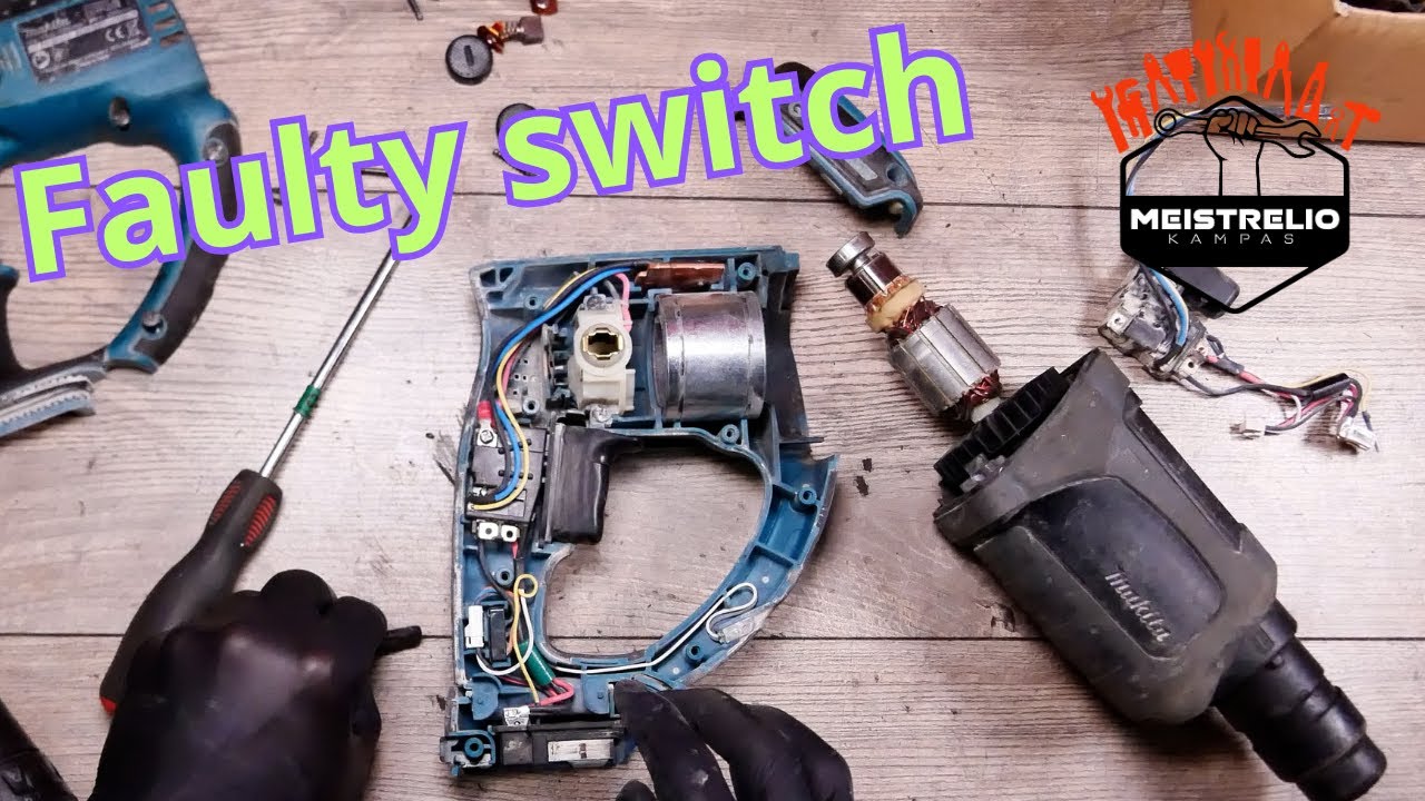 Сменный переключатель 18 В для ударной дрели Makita DHR202 SDS plus LXT