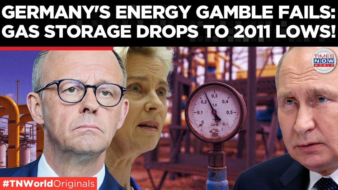 EUROPE EXPOSED? Gas Storage Hits Lowest Since 2011 as Germany Risks Crisis After Ditching Russia!