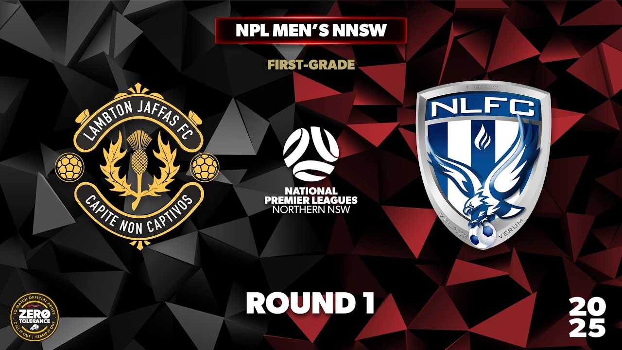 NPL Men's NNSW Round 1 First Grade - Lambton Jaffas v New Lambton