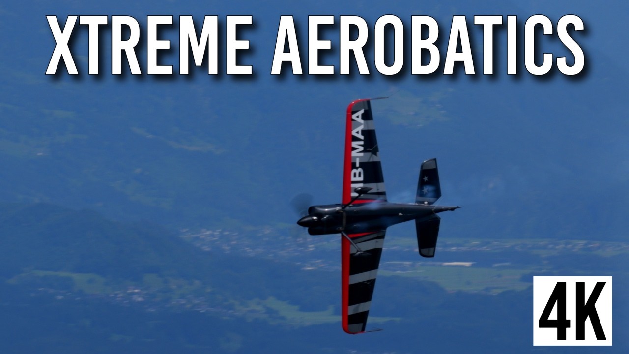XtremeAir XA42 Extreme Aerobatics in the Swiss Alps | 4K Display