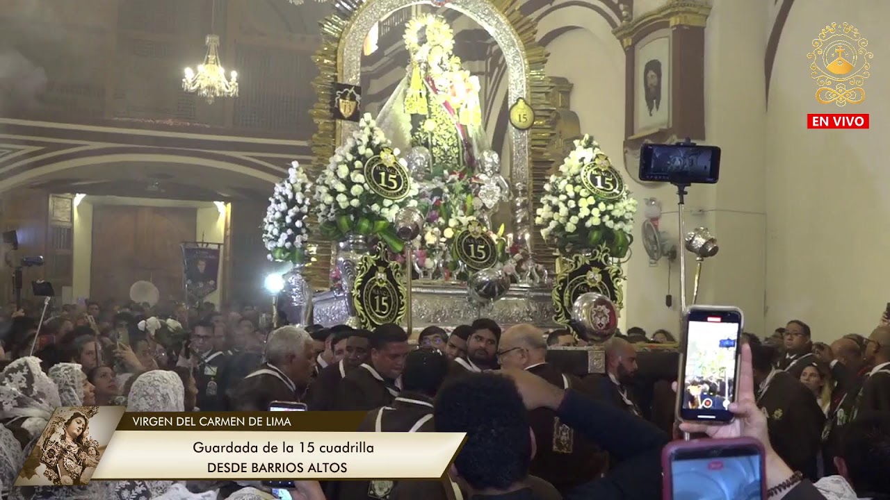 Segundo Recorrido Procesional de la Santísima Virgen del Carmen de Lima