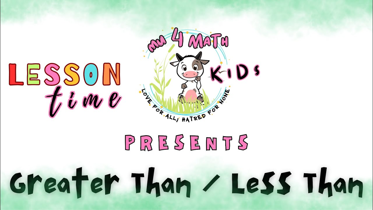 Fun Greater Than, Less Than, Equal To Lesson for Kids | Mr.  Chompz Teaches Math!
