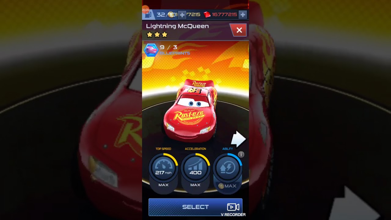 Cars: Lightning League: All Playable Characters
