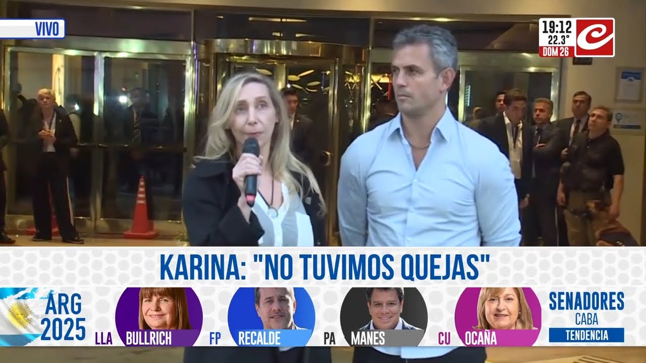 Habla Karina Milei desde el b&uacute;nker de La Libertad Avanza: 
