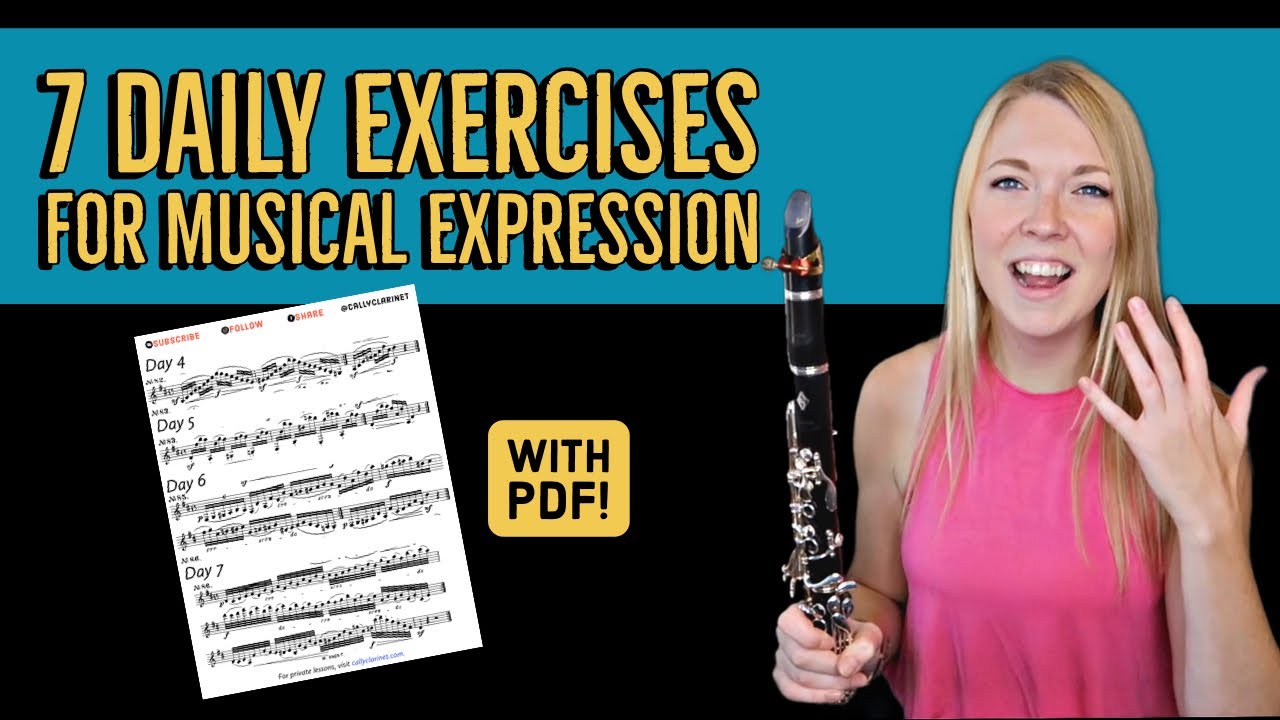 Develop Your Musical Expression With These 7 Daily Studies | Clarinets, Cats, & Coffee