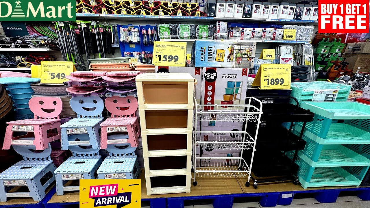 Dmart Spar clearance sale 80%off buy1get2, new variety & useful kitchen-ware, household & organisers