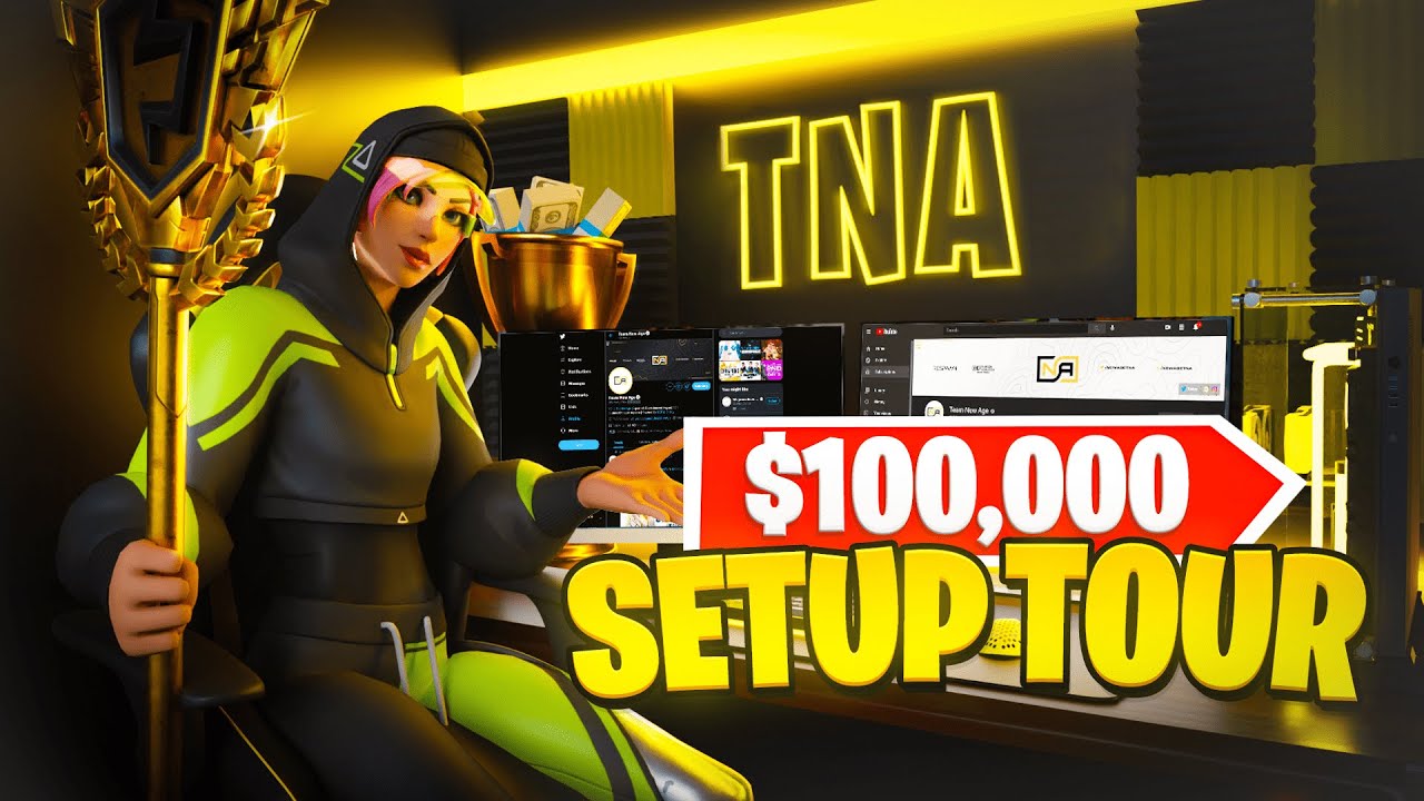 Team New Age MANSION $100,000 Gaming Setup Tours! (Season 7 Edition)