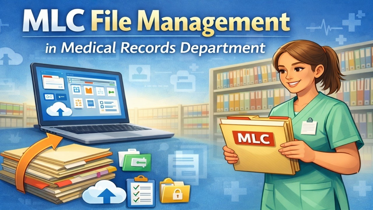 How are MLC & death case Records arranged?