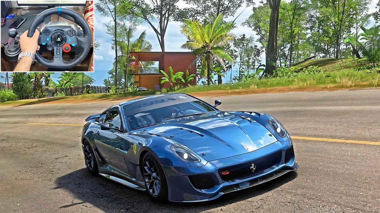 Ferrari 599XX - Forza Horizon 5 PS5 | Logitech g29 Steering Wheel