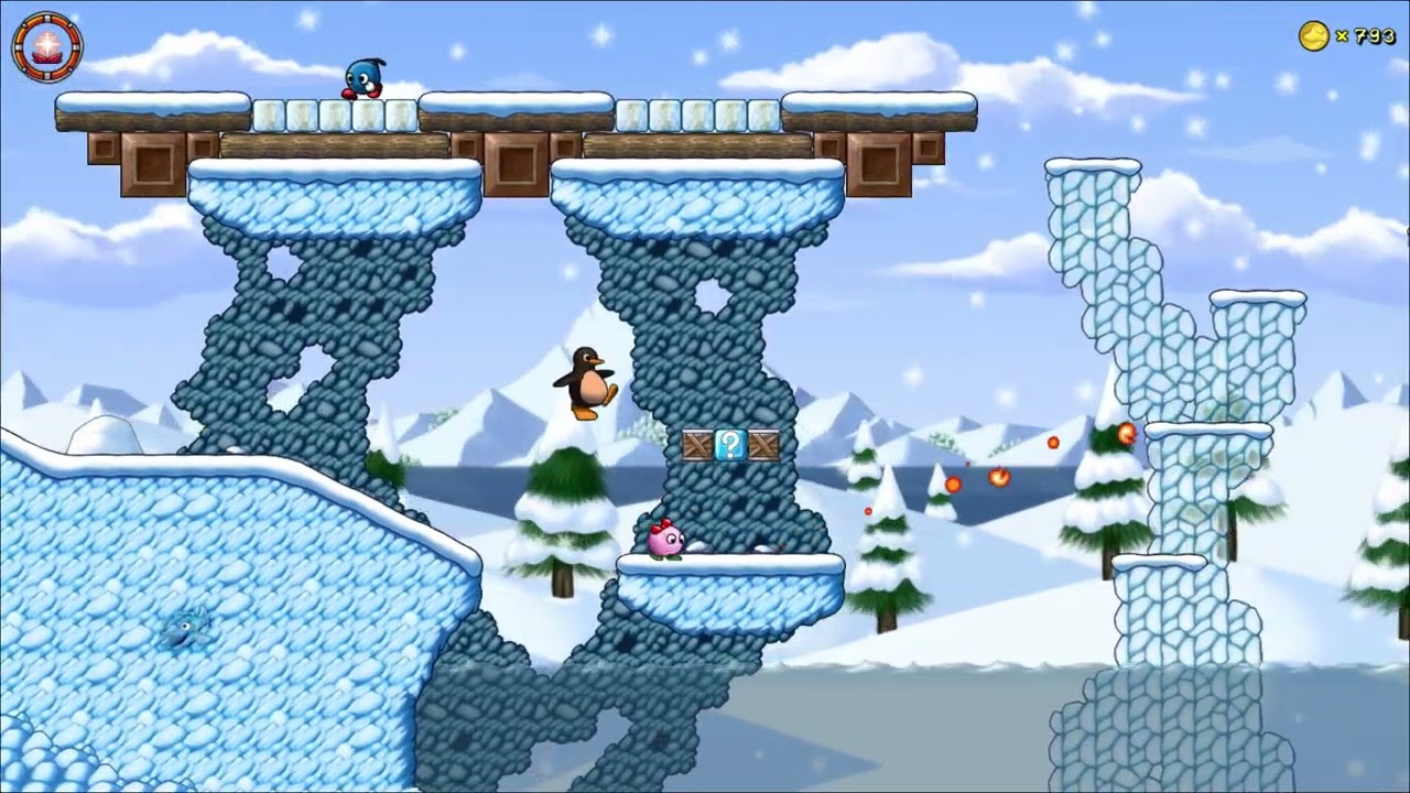 SuperTux v0.7.0: Complete Icy Island Walkthrough