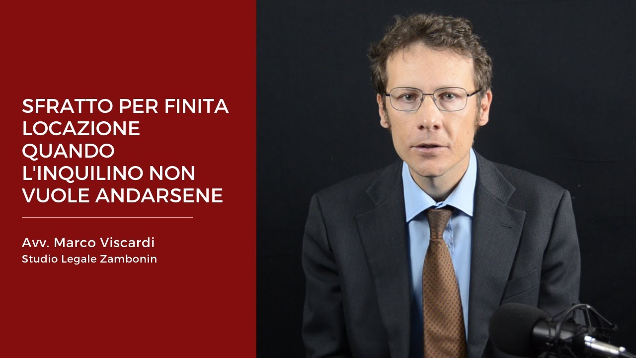 Sfratto per finita locazione quando l'inquilino non vuole andarsene