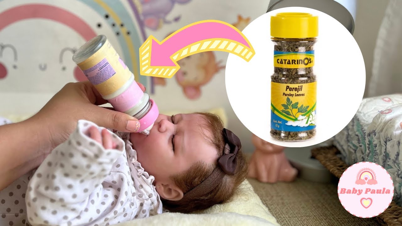 De bote de perejil a biberón para mi bebé reborn 🌿➡️🍼