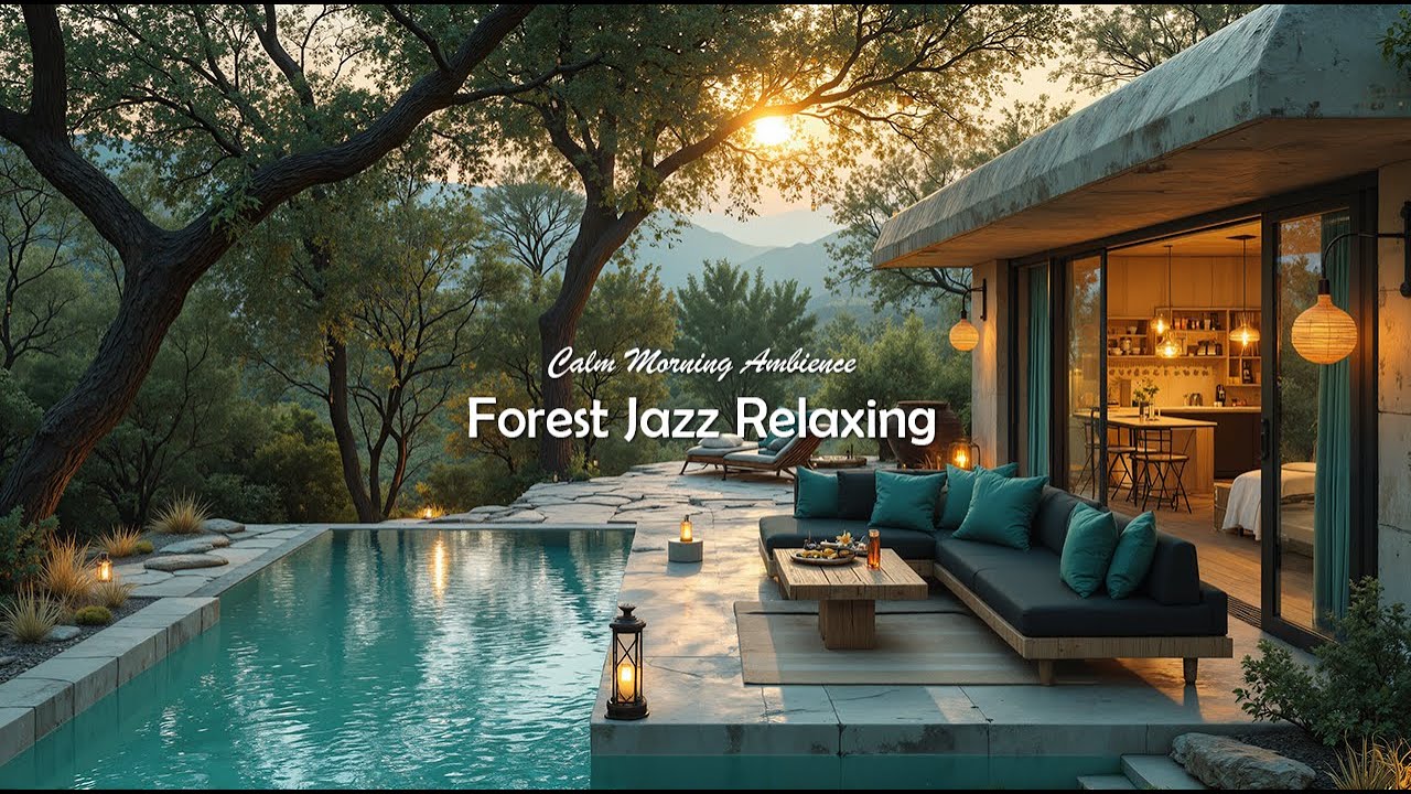 Снятие Стресса С Помощью Расслабляющей Музыки В Стиле Лесного Джаза | Умиротворяющая Джазовая Муз...