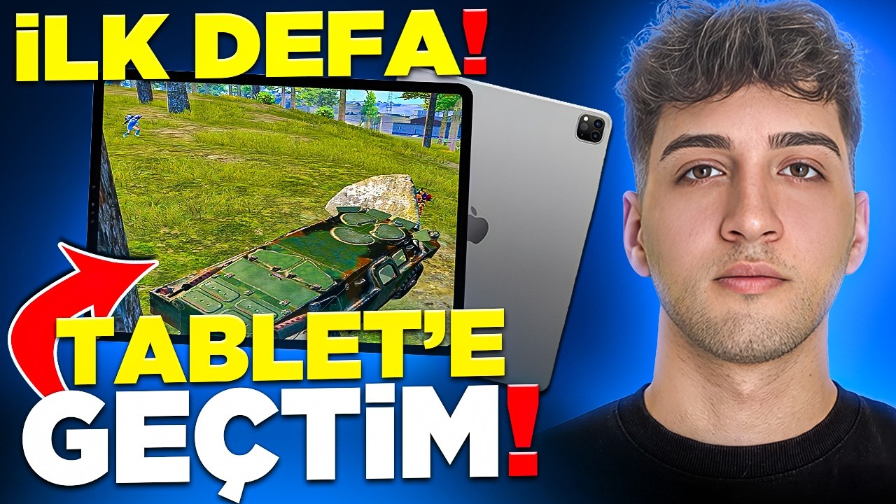 TABLET'E GEÇTİM! İLK MAÇIM! PUBG Mobile