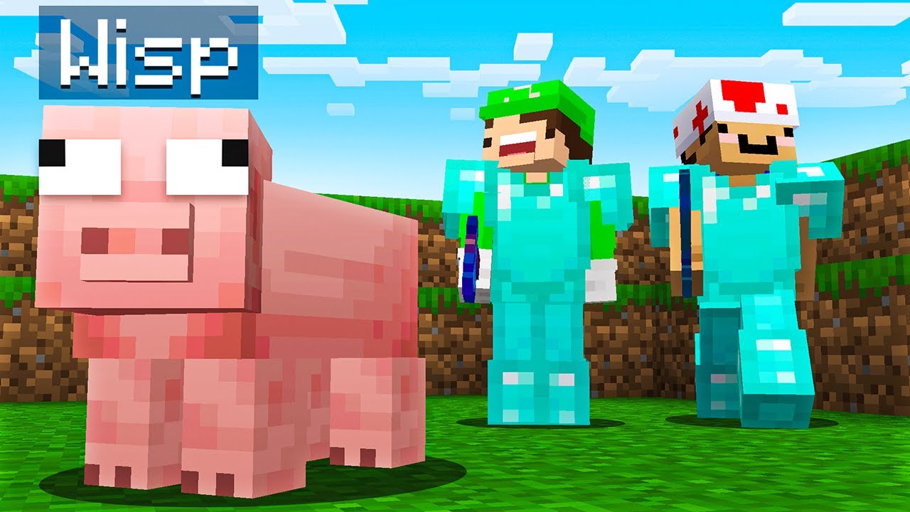 Minecraft Manhunt, but I can Disguise as Mobs...