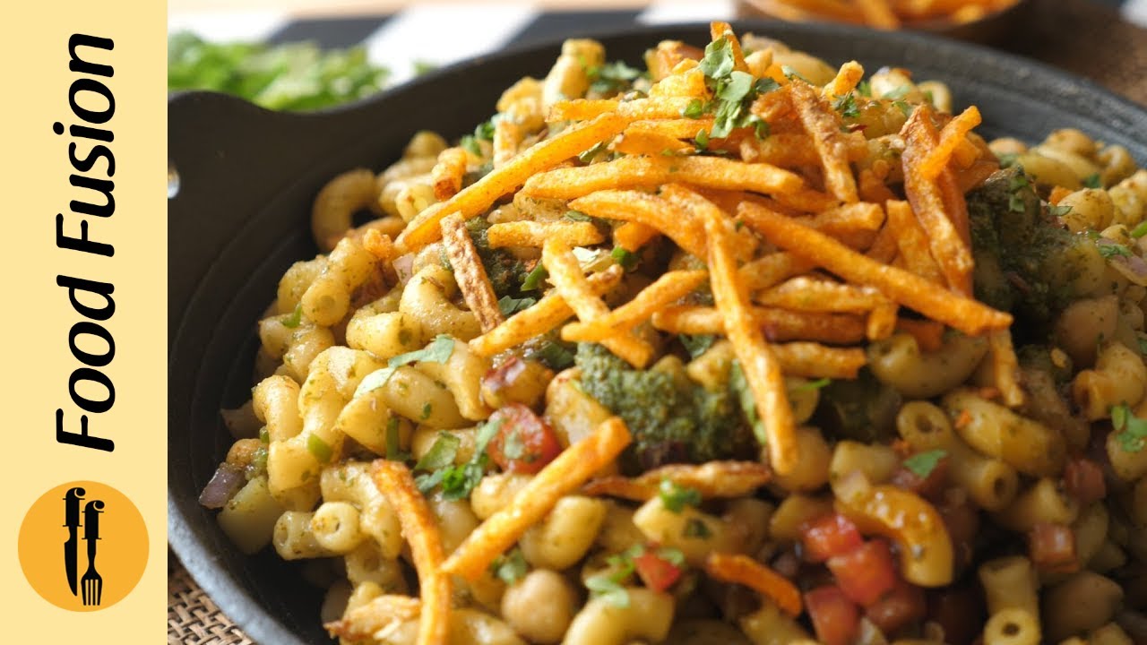 Macaroni chana chaat Recipe by Food Fusion (Ramzan Special)