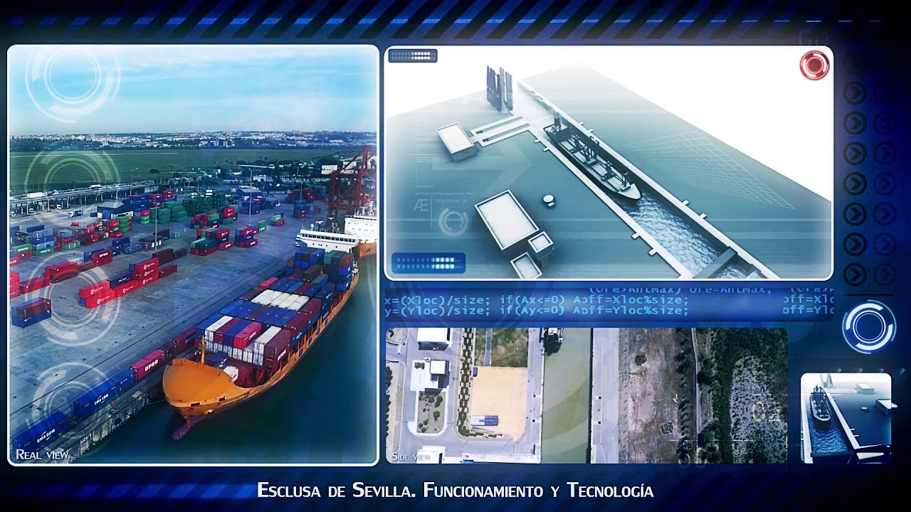¿Cómo funciona la esclusa del Puerto de Sevilla?