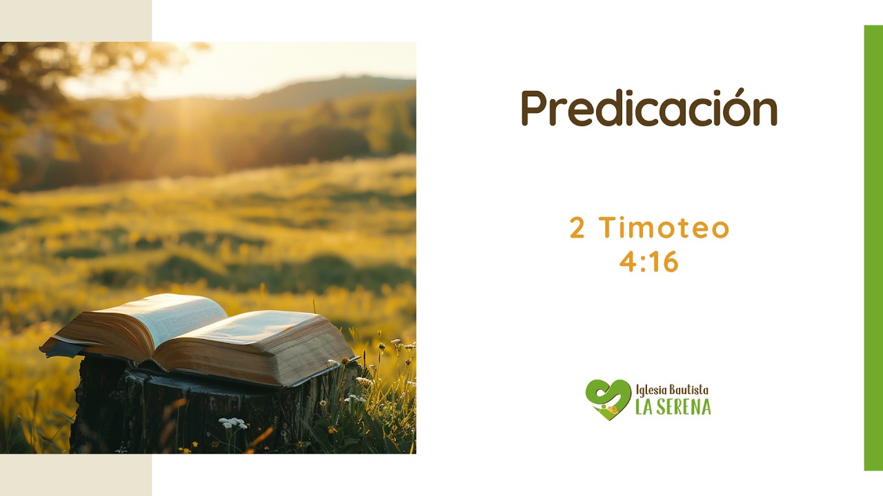 Predicación 2 Timoteo 4: 16 | Cómo debe ser el corazón de un siervo