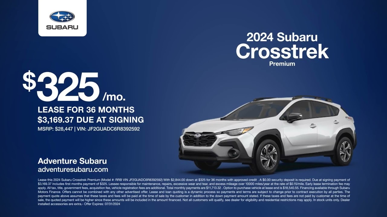 Subaru Crosstrek 08/02/2024 4131961