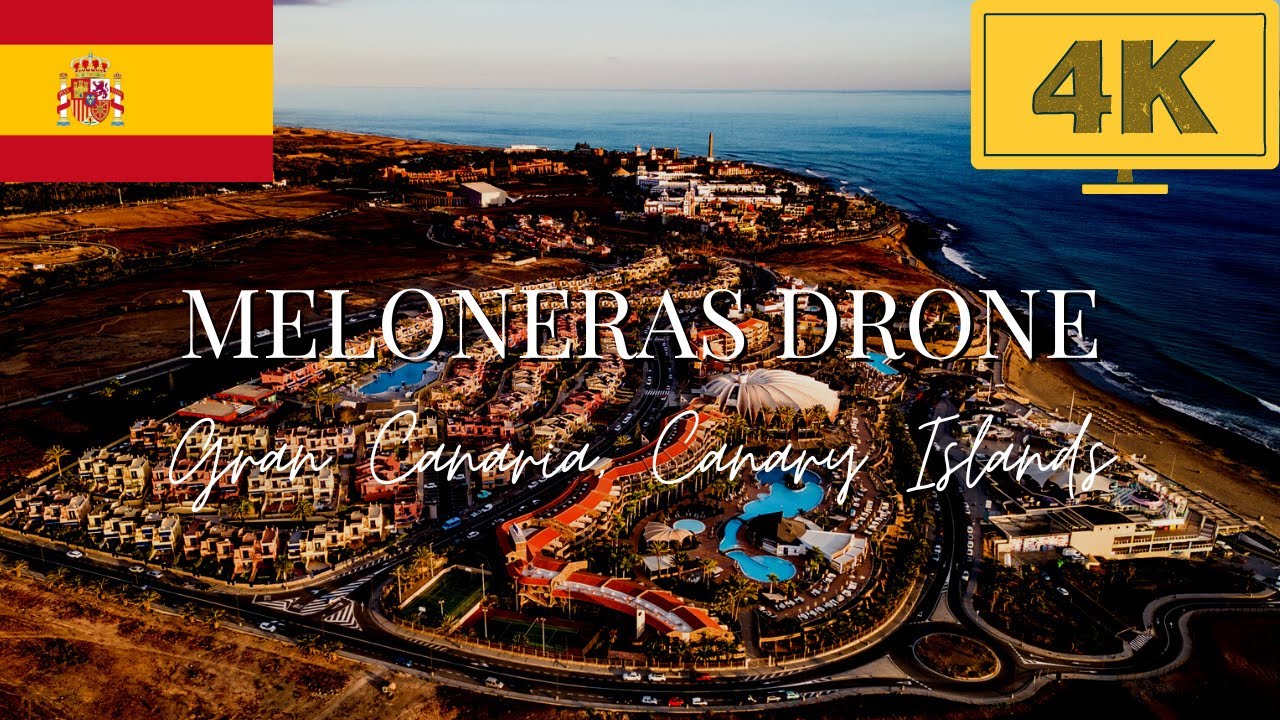 H10 Playa Meloneras Palace, Gran Canaria, Spain || Drone 4K 2023 || Chill house background music