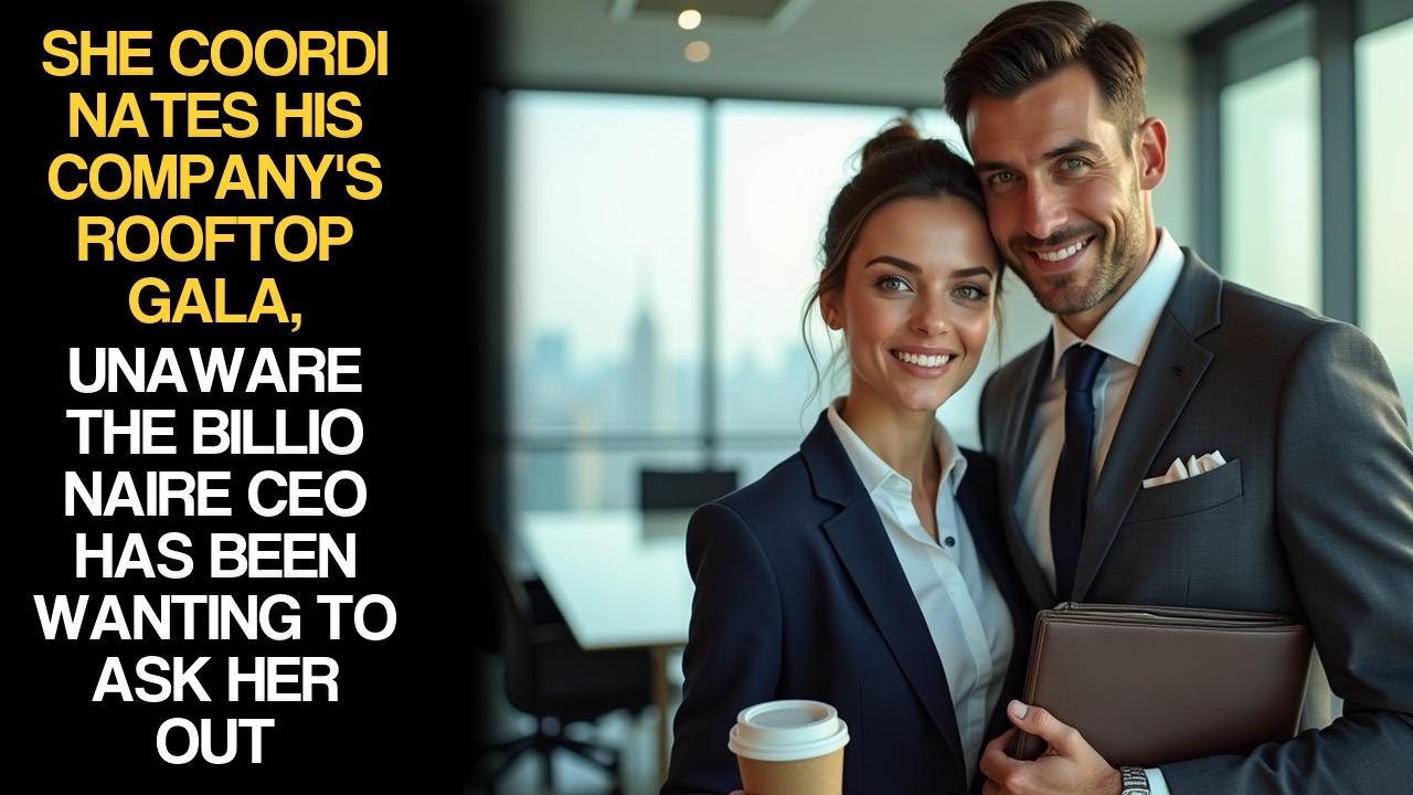She Coordinates His Company's Rooftop Gala, Unaware Billionaire CEO Has Been Wanting To Ask Her Out