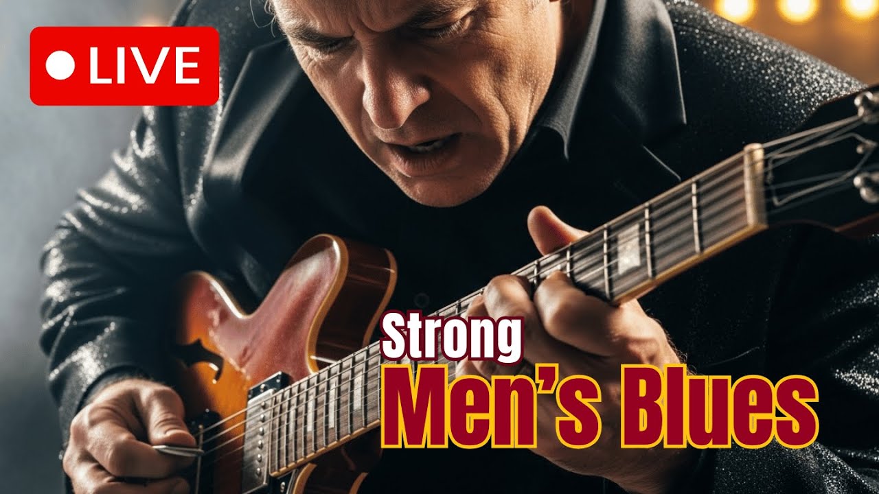 Strong Men&rsquo;s Blues ⚡ Live Grit Guitar Echoes | Emotional Blues Night 2025!