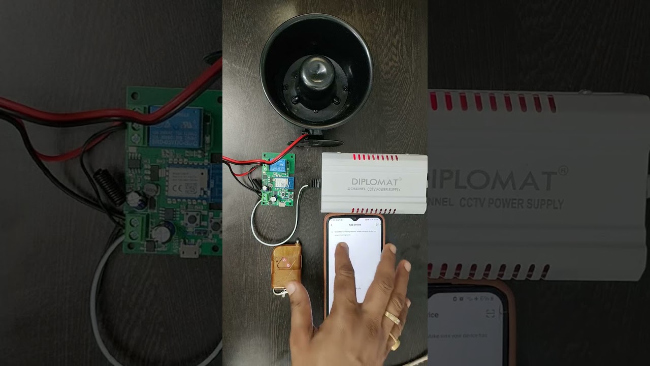 How to Operate WiFi Siren with mobile app