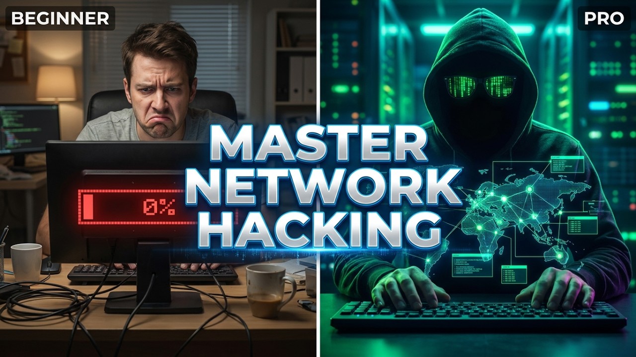 Network Hacking For Ethical Hackers in 6 hours | learn network hacking from scratch