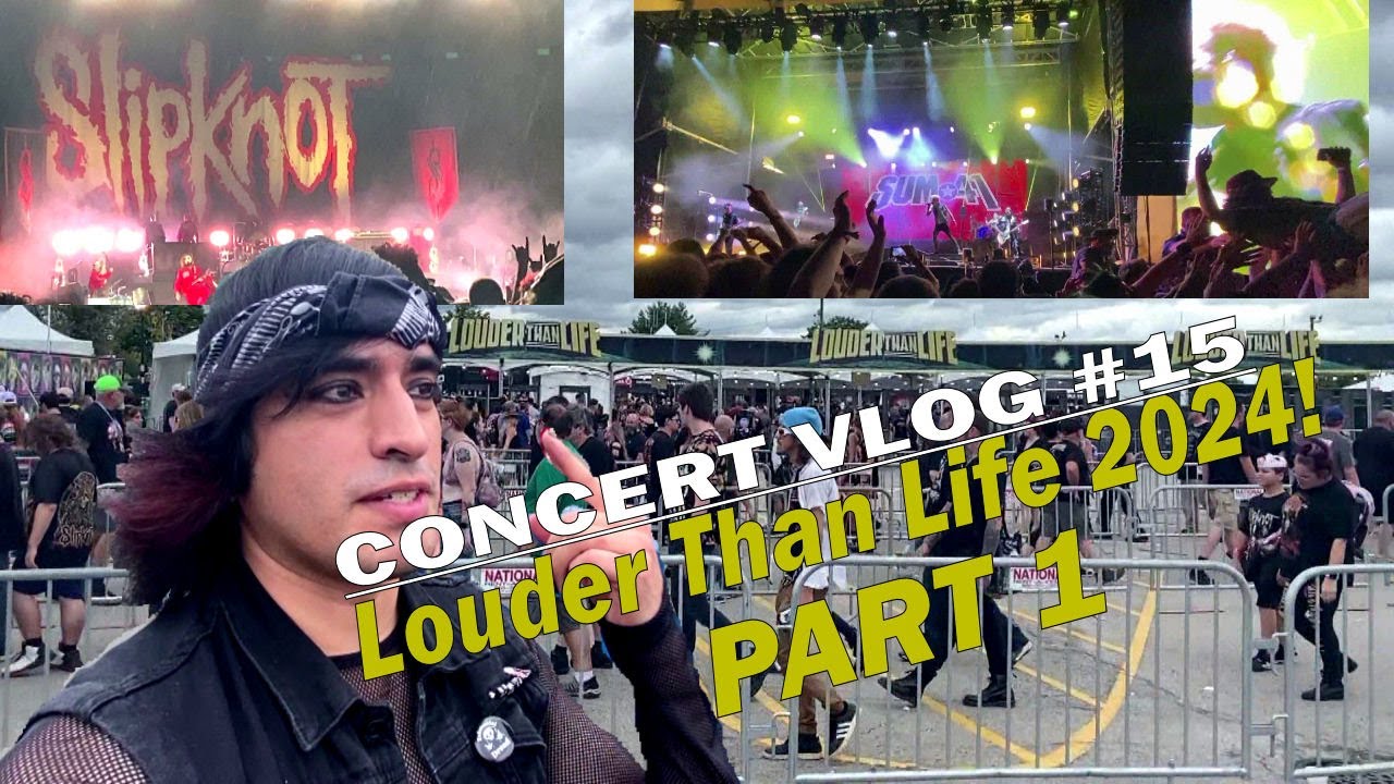 Concert VLOG #15: Louder Than Life Festival PART 1
