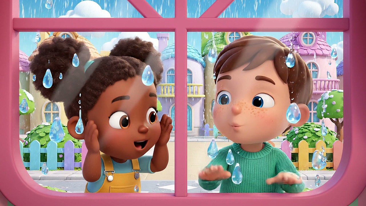 Rain Rain Go Away Sunshine Party Surprise | Weather Song & Outdoor Fun