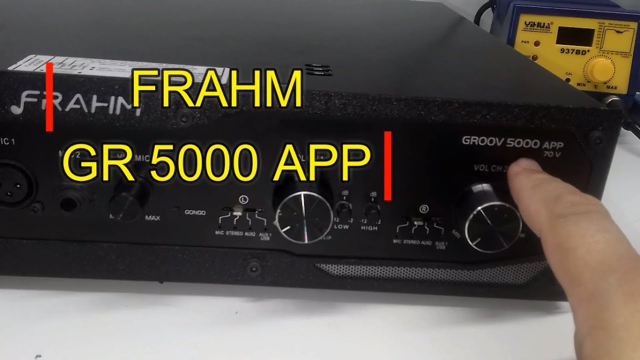 AMPLIFICADOR FRAHM GR 5000 APP, 