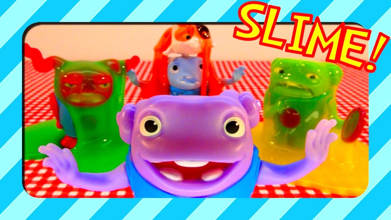 McDonalds happy meal toys Home movie full in SLIME! Home Happy Meal McDonalds Kids Toys in SLIME!