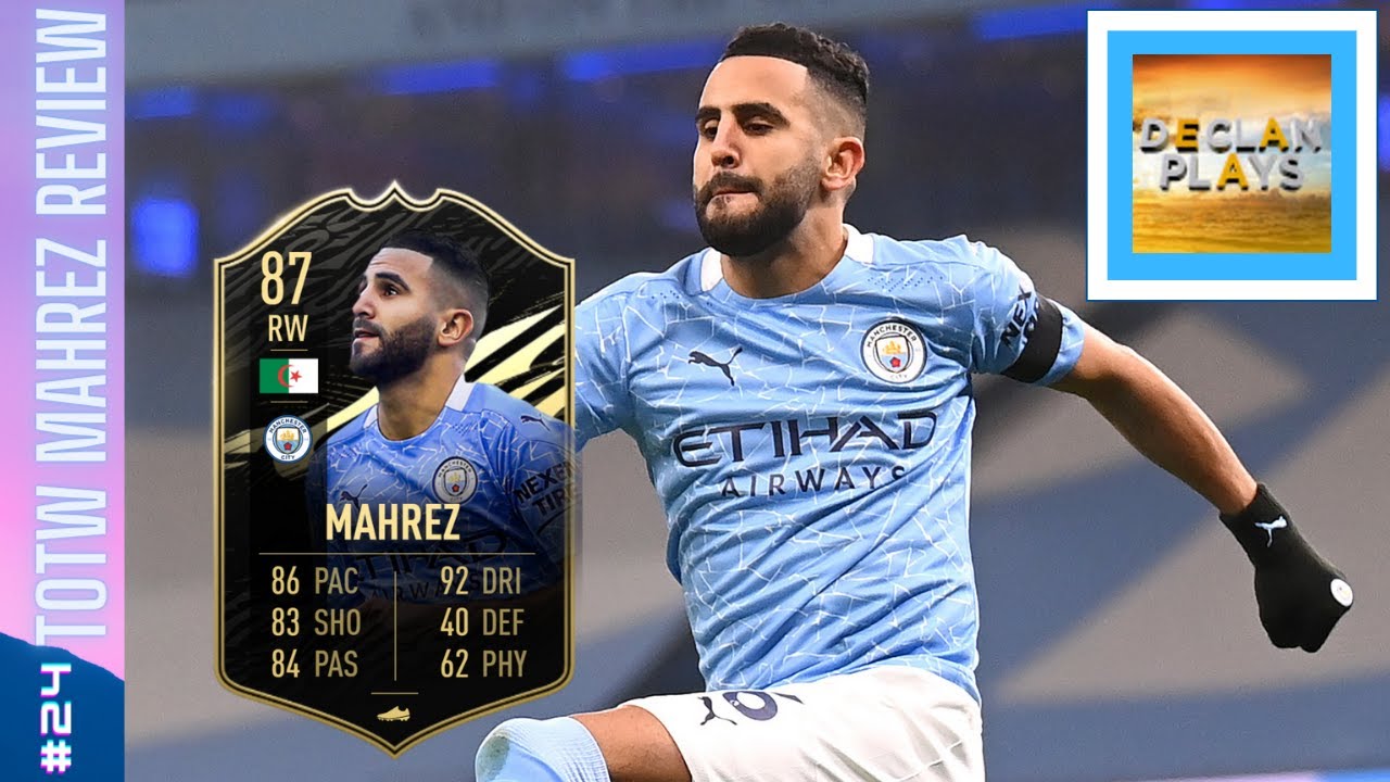 TEAM OF THE WEEK MAHREZ 87 PLAYER REVIEW - FIFA 21