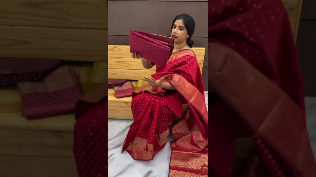 Beautiful Kanchipuram semi silk sarees available for more Dm@9447972228